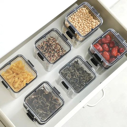 10pc Set - Plastic Storage Container Box